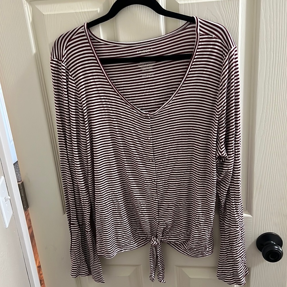 Long Sleeve Striped Top